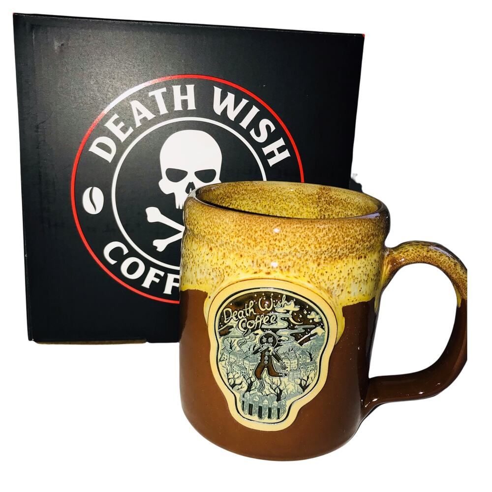 Death Wish Coffee Mug GINGERDEAD Gingerbread Limited Edition #372 / 4000 Deneen